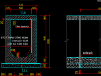 Mương đổ trực tiếp B=0.5m
